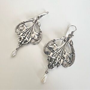 Vintage Steve Stamas Sterling Silver Drop Earrings